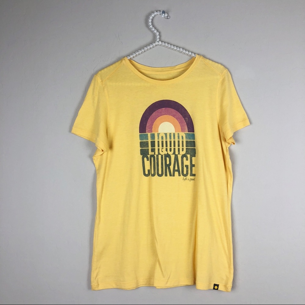 “Liquid Courage, Life is good!” Graphic T-Shirt